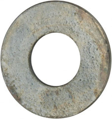 Value Collection - #3 Screw, Grade 2 Steel SAE Flat Washer - 7/64" ID x 1/4" OD, 0.035" Thick, Zinc-Plated Finish - Exact Tooling
