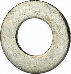 Value Collection - 5/8" Screw, Grade 2 Steel SAE Flat Washer - 21/32" ID x 1-5/16" OD, 0.121" Thick, Zinc-Plated Finish - Exact Tooling