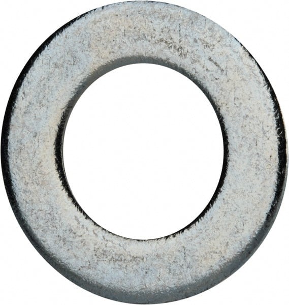 Value Collection - 3/4" Screw, Grade 2 Steel SAE Flat Washer - 13/16" ID x 1-1/2" OD, 0.16" Thick, Zinc-Plated Finish - Exact Tooling