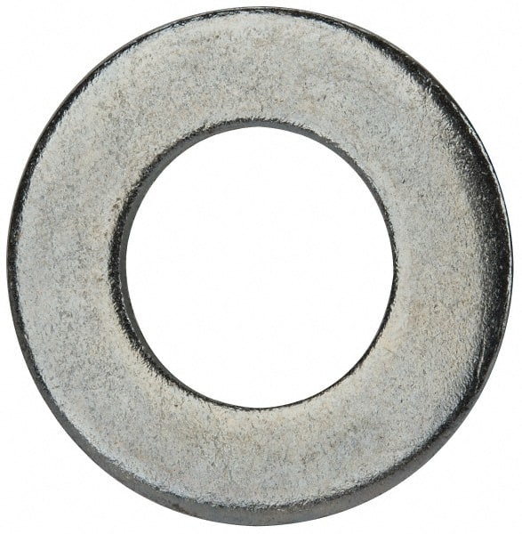 Value Collection - 7/8" Screw, Grade 2 Steel SAE Flat Washer - 15/16" ID x 1-3/4" OD, 0.16" Thick, Zinc-Plated Finish - Exact Tooling