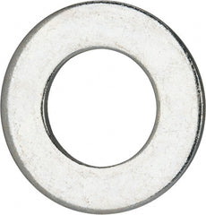 Value Collection - 1-1/4" Screw, Grade 2 Steel SAE Flat Washer - 1-3/8" ID x 2-1/2" OD, 0.192" Thick, Zinc-Plated Finish - Exact Tooling