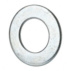 Value Collection - 1-3/8" Screw, Grade 2 Steel SAE Flat Washer - 1-7/16" ID x 2-3/4" OD, 0.213" Thick, Zinc-Plated Finish - Exact Tooling