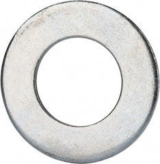 Value Collection - 1-1/2" Screw, Grade 2 Steel SAE Flat Washer - 1-9/16" ID x 3" OD, 0.16" Thick, Zinc-Plated Finish - Exact Tooling