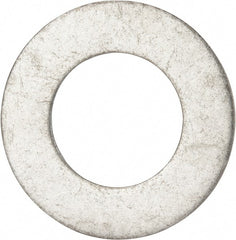 Value Collection - 1-3/4" Screw, Grade 2 Steel SAE Flat Washer - 1-7/8" ID x 3-3/8" OD, 0.201" Thick, Zinc-Plated Finish - Exact Tooling