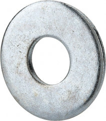 Value Collection - 5/8" Screw, Grade 2 Steel USS Flat Washer - 0.681" ID x 1.78" OD, 0.16" Thick, Zinc-Plated Finish - Exact Tooling