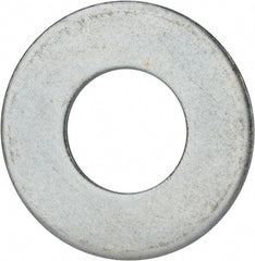 Value Collection - 1-3/4" Screw, Grade 2 Steel USS Flat Washer - 1.865" ID x 4.045" OD, 0.213" Thick, Zinc-Plated Finish - Exact Tooling