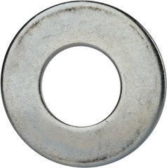 Value Collection - 2" Screw, Grade 2 Steel USS Flat Washer - 2.115" ID x 4.545" OD, 0.213" Thick, Zinc-Plated Finish - Exact Tooling