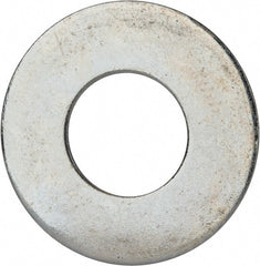 Value Collection - 1-3/8" Screw, Grade 2 Steel USS Flat Washer - 1.49" ID x 3.295" OD, 0.213" Thick, Zinc-Plated Finish - Exact Tooling