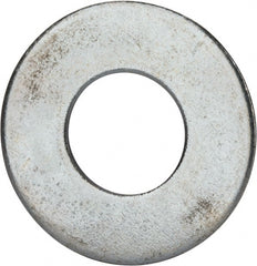 Value Collection - 1-1/2" Screw, Grade 2 Steel USS Flat Washer - 1.615" ID x 3.545" OD, 0.213" Thick, Zinc-Plated Finish - Exact Tooling