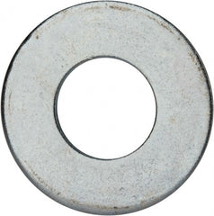 Value Collection - 1-3/4" Screw, Grade 2 Steel USS Flat Washer - 1.865" ID x 4.045" OD, 0.213" Thick, Zinc-Plated Finish - Exact Tooling