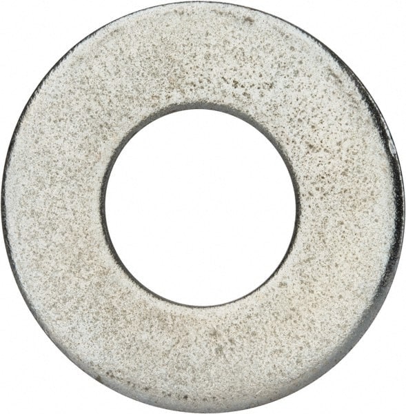 Value Collection - 2" Screw, Grade 2 Steel USS Flat Washer - 2.115" ID x 4.545" OD, 0.213" Thick, Zinc-Plated Finish - Exact Tooling
