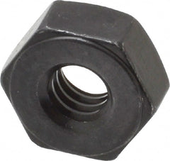Value Collection - 1/4-20 UNC Steel Right Hand Heavy Hex Nut - 1/2" Across Flats, 15/64" High, Uncoated, 2B Class of Fit - Exact Tooling