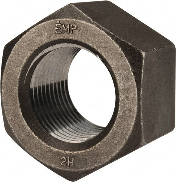 Value Collection - 3-4 UNC Steel Right Hand Heavy Hex Nut - 4-5/8" Across Flats, 2-61/64" High, Uncoated, 2B Class of Fit - Exact Tooling