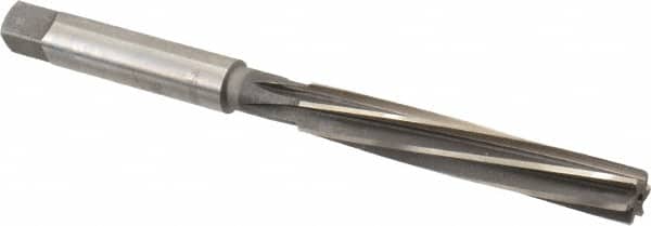 Interstate - 7/16" Diam, Straight Shank, 2-3/4" Flute, Hand Reamer - Exact Tooling