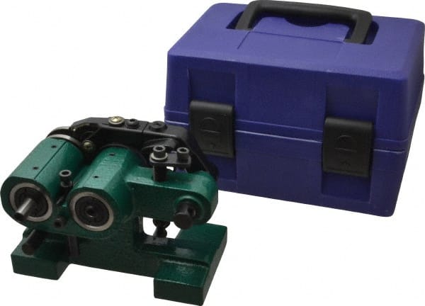 Interstate - 1 Inch Swing, Manual Cylindrical Grinder - 4 Inch Long x 5-1/2 Inch High - Exact Tooling