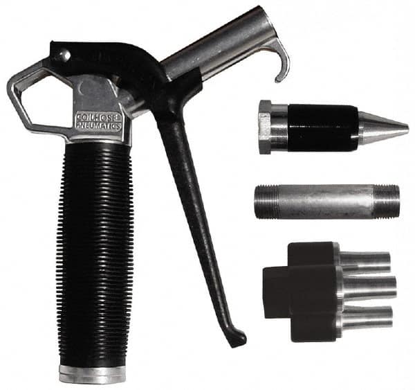 Coilhose Pneumatics - Safety Blow Gun Kit - 3/8 Inlet, 125 Max psi - Exact Tooling