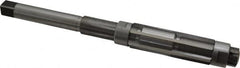 Made in USA - Size I, Straight Shank Hand Adjustable Reamer - 10" OAL, Right Hand Cut, High Speed Steel, Bright Finish - Exact Tooling