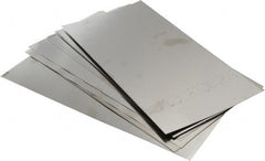 Made in USA - 12 Piece, 0.001 to 0.015 Inch Thickness, Stainless Steel Shim Stock Sheet Assortment - 12 Inch Long x 6 Inch Wide - Exact Tooling