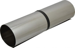 Made in USA - 1 Piece, 100 Inch Long x 12 Inch Wide x 0.002 Inch Thick, Roll Shim Stock - Stainless Steel - Exact Tooling