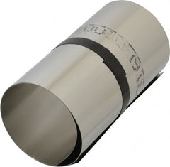 Made in USA - 1 Piece, 50 Inch Long x 6 Inch Wide x 0.004 Inch Thick, Roll Shim Stock - Stainless Steel - Exact Tooling