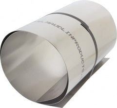 Made in USA - 1 Piece, 100 Inch Long x 12 Inch Wide x 0.02 Inch Thick, Roll Shim Stock - Stainless Steel - Exact Tooling