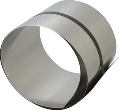 Made in USA - 1 Piece, 50 Inch Long x 6 Inch Wide x 0.02 Inch Thick, Roll Shim Stock - Stainless Steel - Exact Tooling