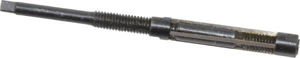 Value Collection - Size 7/A, Straight Shank Hand Adjustable Reamer - 3-1/2" OAL, Right Hand Cut, High Speed Steel, Oxide Finish - Exact Tooling