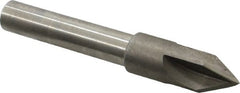 Keo - 5/8" Head Diam, 1/2" Shank Diam, 4 Flute 60° High Speed Steel Countersink - Exact Tooling