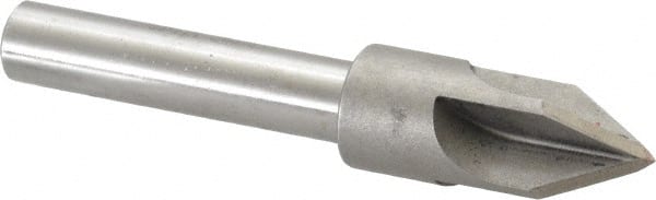 Keo - 3/4" Head Diam, 1/2" Shank Diam, 4 Flute 60° High Speed Steel Countersink - Exact Tooling