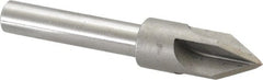 Keo - 3/4" Head Diam, 1/2" Shank Diam, 4 Flute 60° High Speed Steel Countersink - Exact Tooling