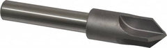 Keo - 3/4" Head Diam, 1/2" Shank Diam, 4 Flute 90° High Speed Steel Countersink - Bright Finish, 4-1/8" OAL, Single End, Straight Shank, Right Hand Cut - Exact Tooling