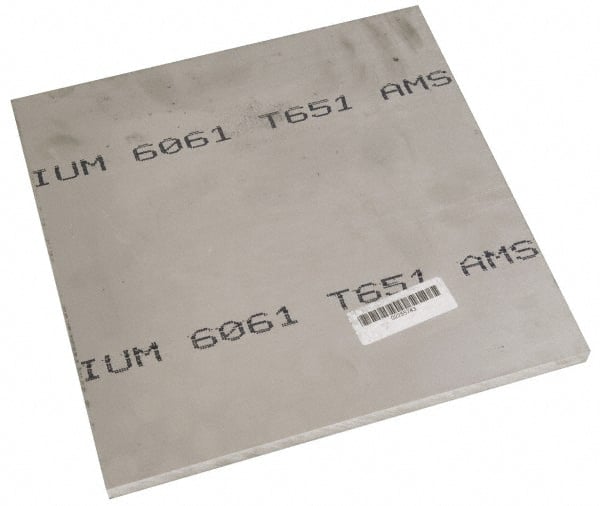 Value Collection - 5/8 Inch Thick x 18 Inch Wide x 18 Inch Long, Aluminum Plate - Alloy 6061 - Exact Tooling