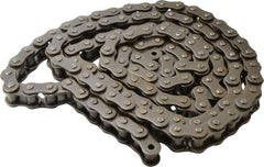 Browning - 1" Pitch, ANSI 80H, Heavy Series Roller Chain - Chain No. 80H, 10 Ft. Long, 5/8" Roller Diam, 5/8" Roller Width - Exact Tooling