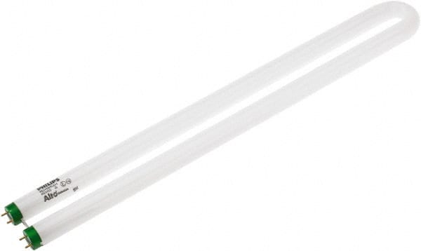 Philips - 31 Watt Fluorescent Tubular Medium Bi-Pin Lamp - 4,100°K Color Temp, 2,775 Lumens, T8-1 5/BU, 24,000 hr Avg Life - Exact Tooling