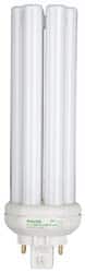 Philips - 33 Watt Fluorescent Commercial/Industrial 2 Pin Lamp - 3,500°K Color Temp, 2,615 Lumens, PLT, 16,000 hr Avg Life - Exact Tooling