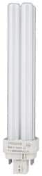 Philips - 21 Watt Fluorescent Commercial/Industrial 4 Pin Lamp - 3,500°K Color Temp, 1,525 Lumens, PLC, 12,000 hr Avg Life - Exact Tooling
