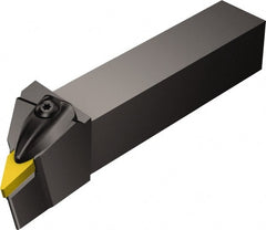 Sandvik Coromant - DVJN, Right Hand Cut, -3° Lead Angle, 32mm Shank Height x 32mm Shank Width, Negative Rake Indexable Turning Toolholder - 170mm OAL, VNMG 16 04 08 Insert Compatibility, Series T-Max P - Exact Tooling
