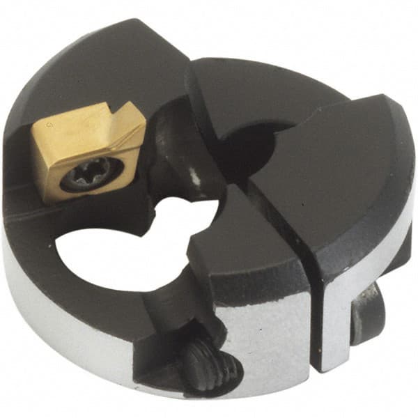 Iscar - Series ChamDrill, 19mm ID, 50mm Overall Diam Drilling Chamfer Ring - XOGX-DT Insert, 45° Chamfer, 1 Insert - Exact Tooling