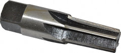 Interstate - 3/8" Pipe, 0.606" Diam, 0.54" Small End Diam, Straight Shank, 1-1/16" Flute, Taper Pipe Reamer - Exact Tooling