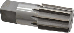 Interstate - 1-1/4" Pipe, 1.553" Diam, 1.444" Small End Diam, Straight Shank, 1-3/4" Flute, Taper Pipe Reamer - Exact Tooling