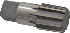 Interstate - 1-1/2" Pipe, 1.793" Diam, 1.684" Small End Diam, Straight Shank, 1-3/4" Flute, Taper Pipe Reamer - Exact Tooling