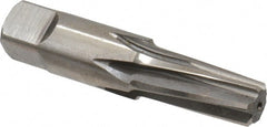 Interstate - 1/4" Pipe, 0.472" Diam, 13/32" Small End Diam, Straight Shank, 1-1/16" Flute, Taper Pipe Reamer - Exact Tooling