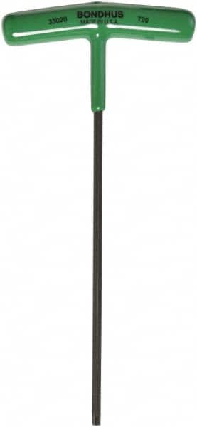 Bondhus - T20 Standard Torx Key - T-Handle Cushion Grip, Protanium High Torque Steel - Exact Tooling