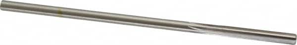 Made in USA - #1 High Speed Steel 6 Flute Chucking Reamer - Straight Flute, 0.2173" Straight Shank, 1-1/2" Flute Length, 6" OAL - Exact Tooling