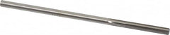 Made in USA - #5 High Speed Steel 6 Flute Chucking Reamer - Straight Flute, 0.2016" Straight Shank, 1-1/4" Flute Length, 5" OAL - Exact Tooling