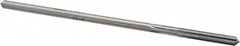 Made in USA - #17 High Speed Steel 6 Flute Chucking Reamer - Straight Flute, 0.1645" Straight Shank, 1-1/8" Flute Length, 4-1/2" OAL - Exact Tooling