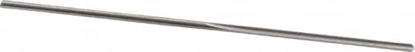 Made in USA - #69 High Speed Steel 3 Flute Chucking Reamer - Straight Flute, 0.0292" Straight Shank, 1/2" Flute Length, 1-3/8" OAL - Exact Tooling