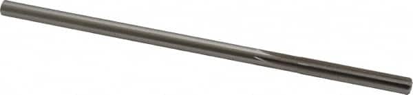 Made in USA - Letter D High Speed Steel 6 Flute Chucking Reamer - Straight Flute, 0.2329" Straight Shank, 1-1/2" Flute Length, 6" OAL - Exact Tooling