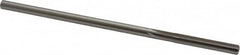 Made in USA - Letter D High Speed Steel 6 Flute Chucking Reamer - Straight Flute, 0.2329" Straight Shank, 1-1/2" Flute Length, 6" OAL - Exact Tooling