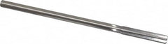 Made in USA - Letter T High Speed Steel 6 Flute Chucking Reamer - Straight Flute, 0.3105" Straight Shank, 1-3/4" Flute Length, 7" OAL - Exact Tooling